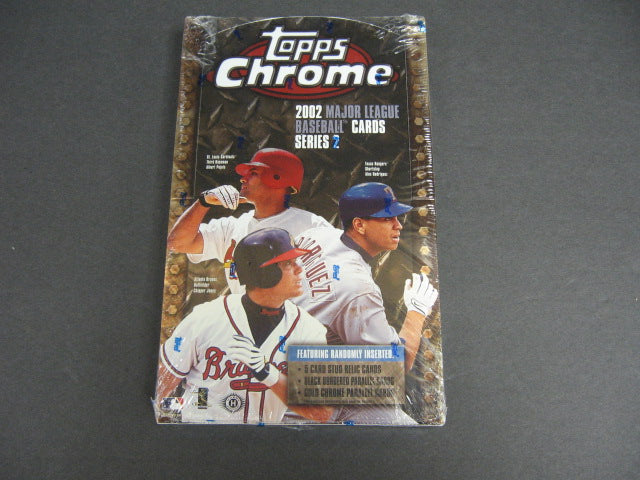2002 Topps Chrome Baseball Series 2 Box (Hobby)