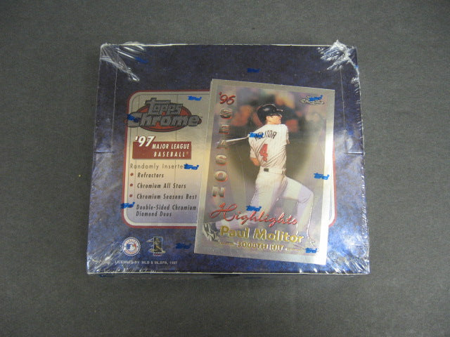 1997 Topps Chrome Baseball Box (Retail)
