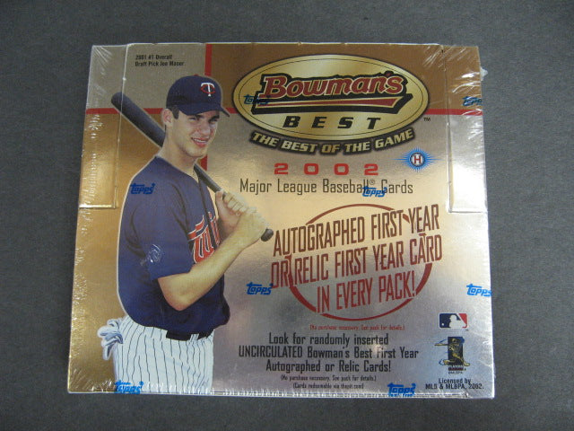 2002 Bowman's Best Baseball Box (Hobby)