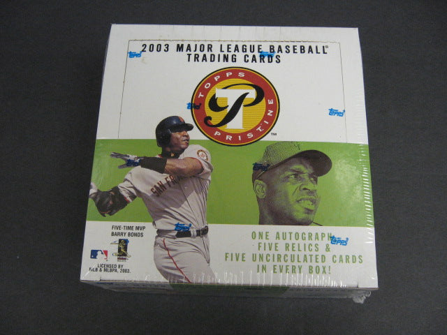 2003 Topps Pristine Baseball Box (Hobby)
