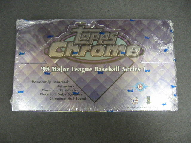 1998 Topps Chrome Baseball Series 1 Box (Hobby)