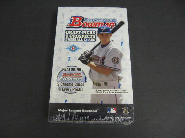 2005 Bowman Draft Picks & Prospects Baseball Box (Hobby)