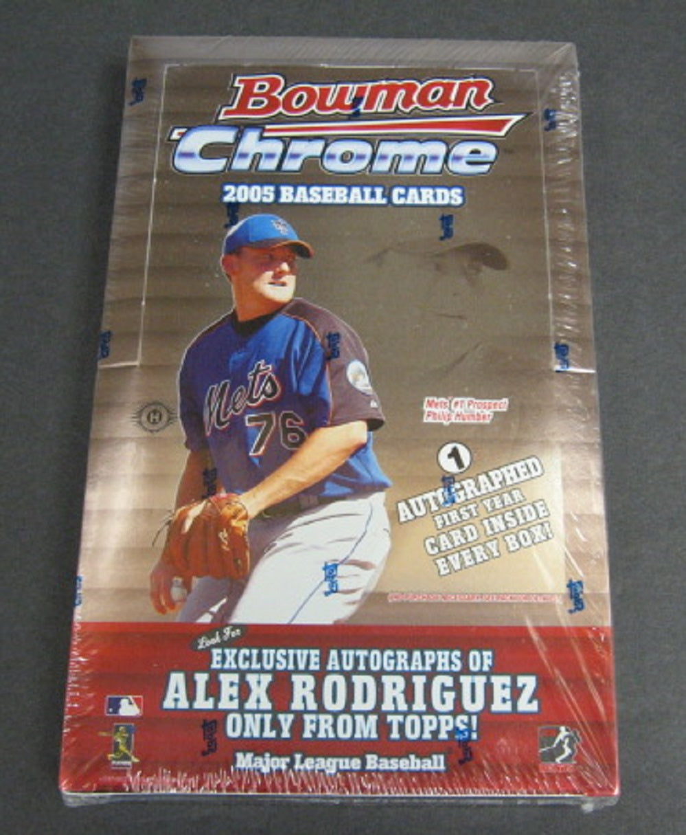 2005 Bowman Chrome Baseball Box (Hobby) (18/4)