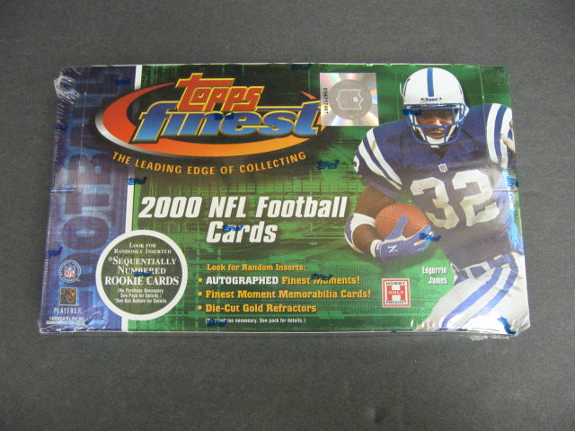 2000 Topps Finest Football Box (Hobby)