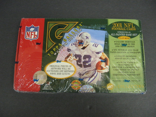 2001 Topps Gallery Football Box (HTA) (24/6)