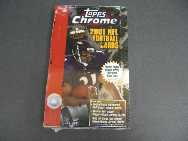 2001 Topps Chrome Football Box (Hobby)