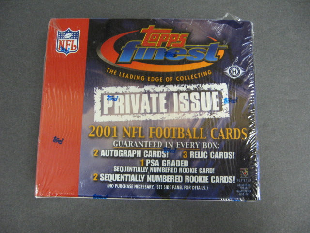 2001 Topps Finest Football Box (Hobby)