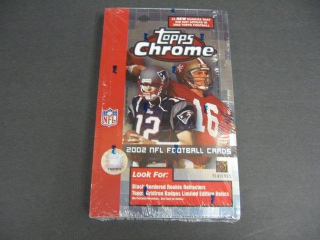 2002 Topps Chrome Football Box (Hobby)