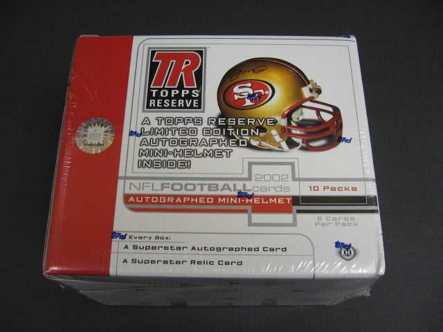 2002 Topps Reserve Football Box (Hobby)