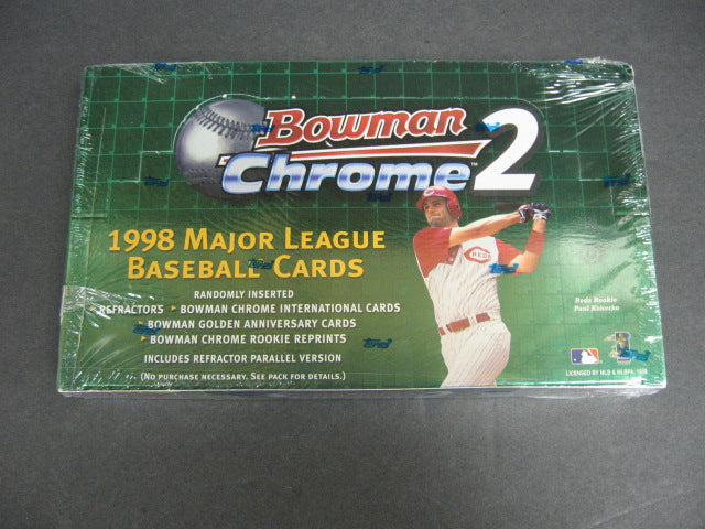 1998 Bowman Chrome Baseball Series 2 Box (Hobby)