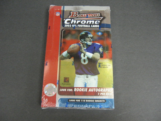 2003 Bowman Chrome Football Box (Hobby)