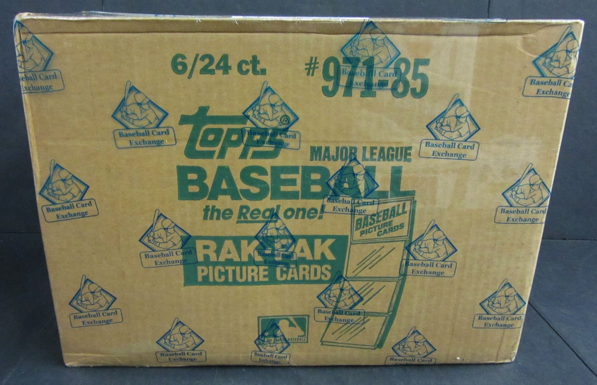 1985 Topps Baseball Rack Pack Case (6 Box) (BBCE)