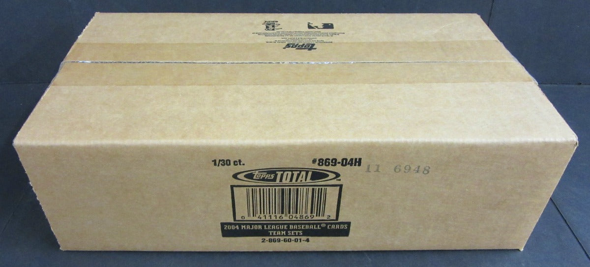 2004 Topps Total Baseball Team Set Factory Set Case (30 Sets)