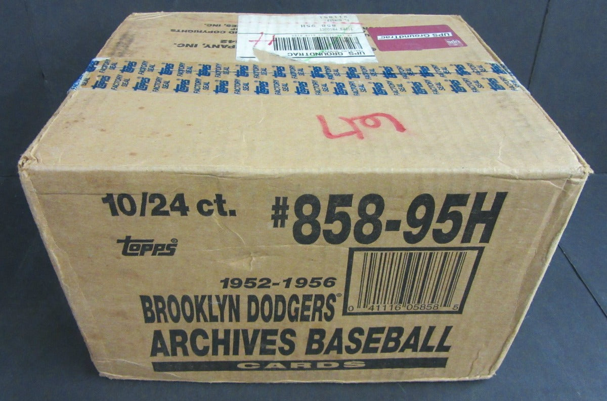 1995 Topps Archives Baseball Brooklyn Dodgers Case (Hobby) (10 Box)