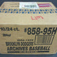 1995 Topps Archives Baseball Brooklyn Dodgers Case (Hobby) (10 Box)
