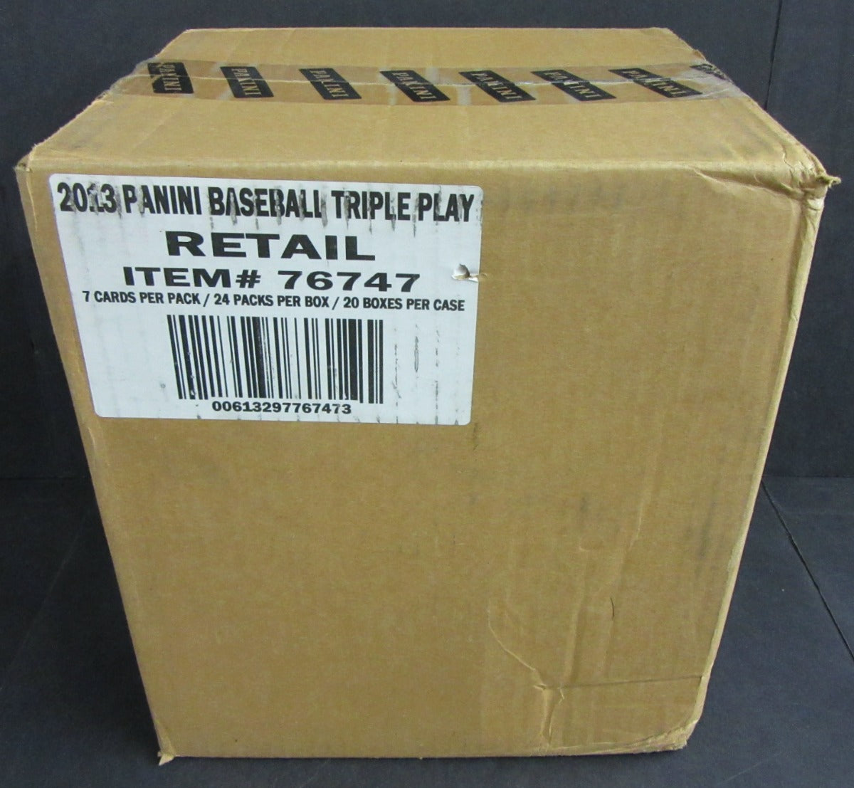 2013 Panini Triple Play Baseball Case (Retail) (20 Box)
