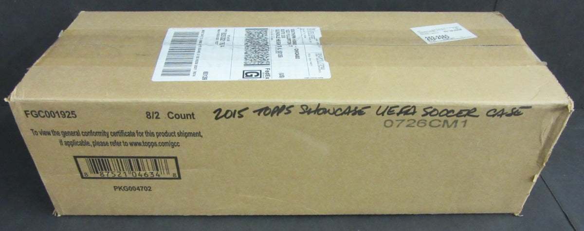 2015 2015/16 Topps Showcase UEFA Champions League Soccer Case (Hobby) (8 Box)