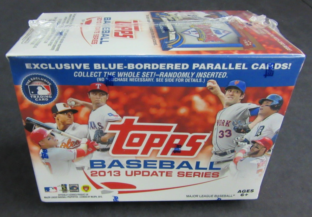 2013 Topps Baseball Update Blaster Box (10/8 plus Patch card)