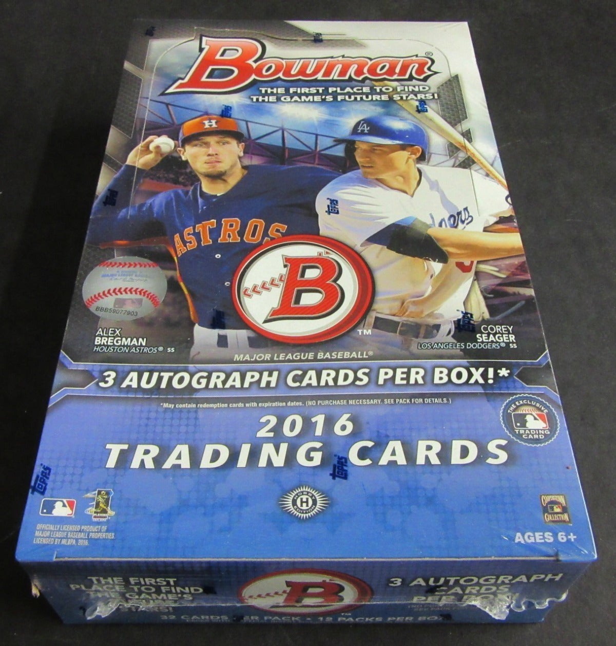 2016 Bowman Baseball Jumbo Box (Hobby)