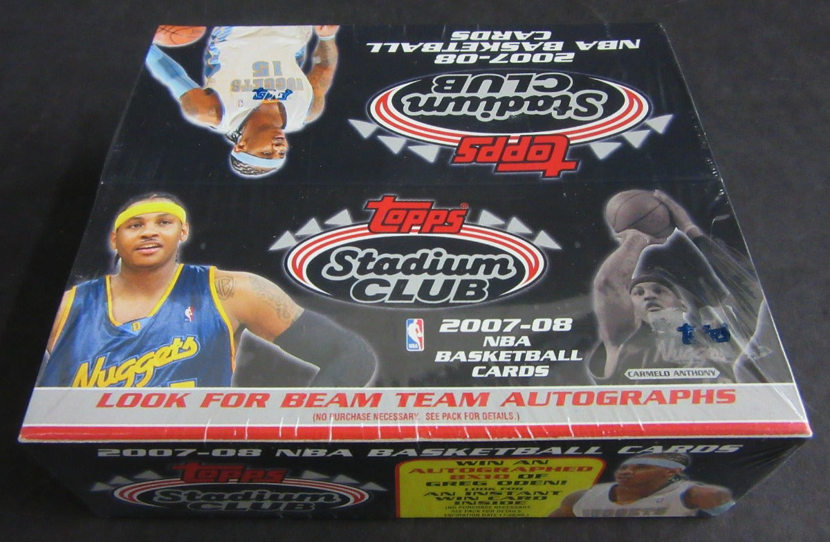 2007/08 Topps Stadium Club Basketball Box (Retail)