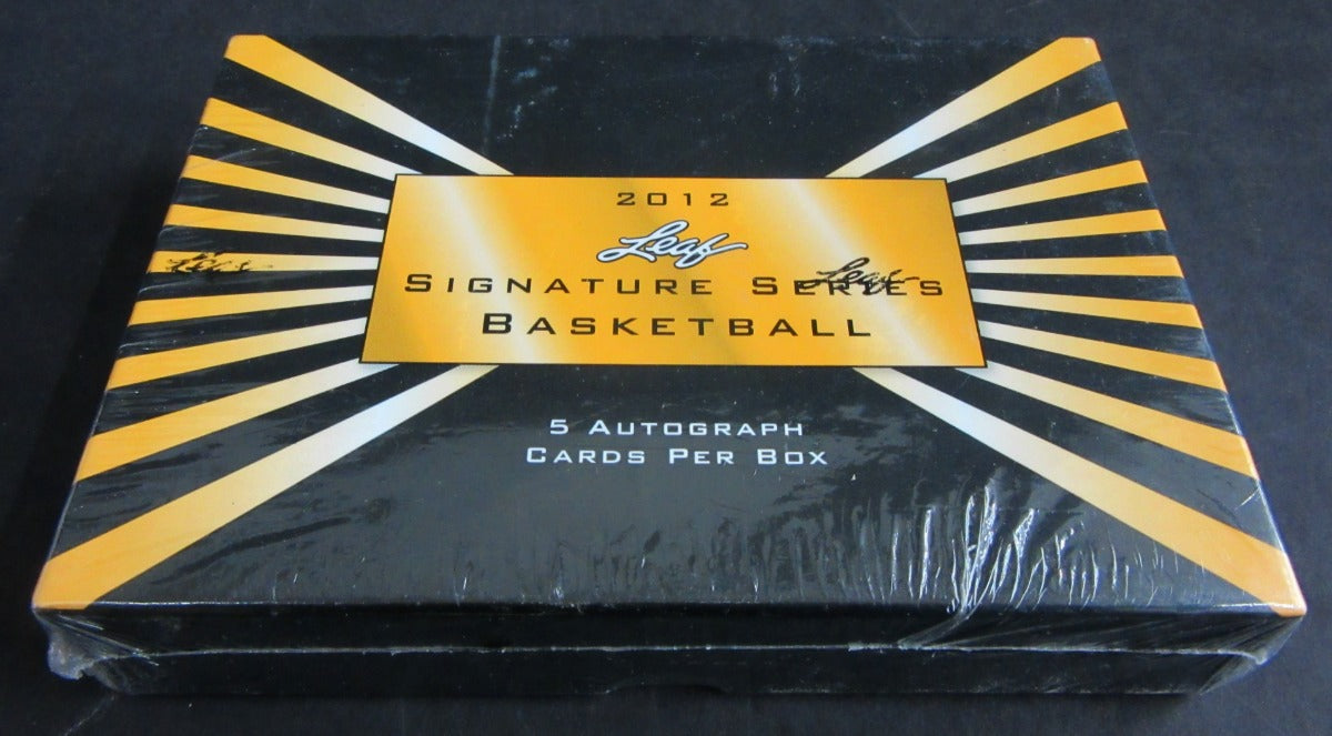 2012 Leaf Signature Series Basketball Box (Hobby)