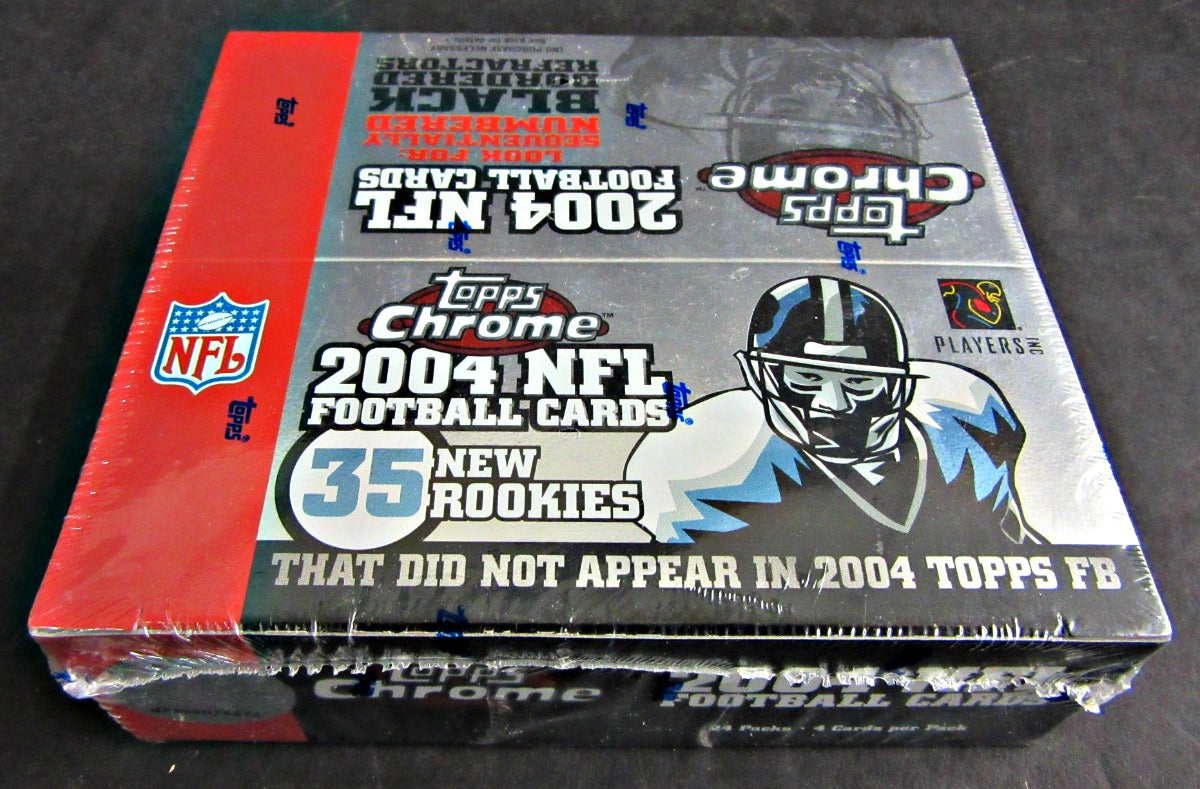 2004 Topps Chrome Football Box (Retail)