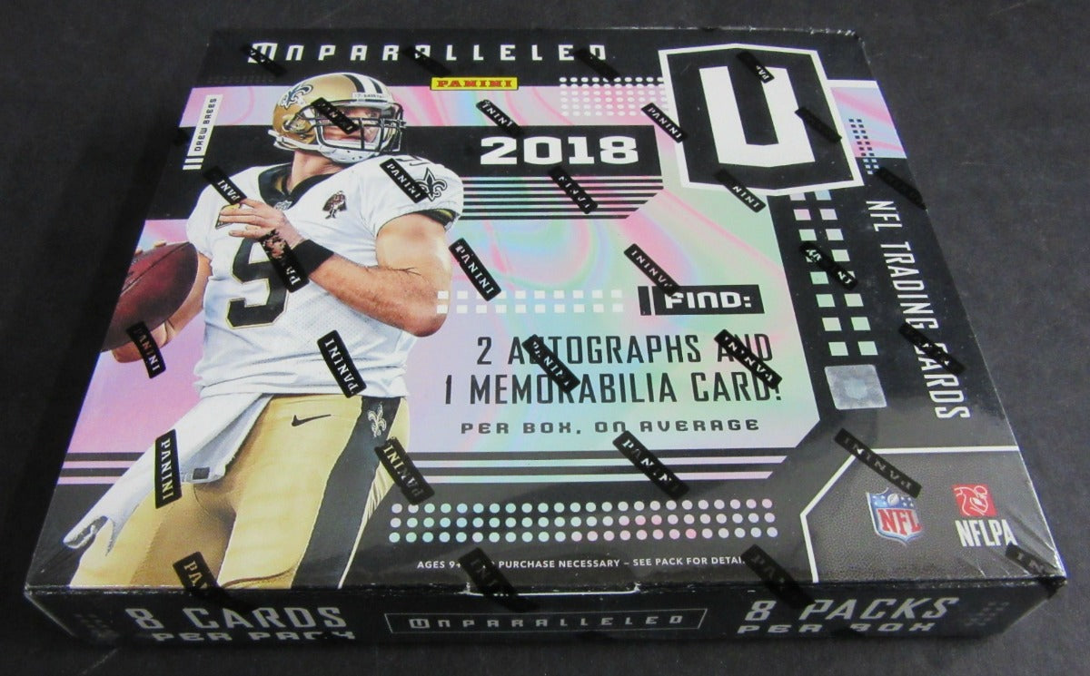 2018 Panini Unparalleled Football Box (Hobby)