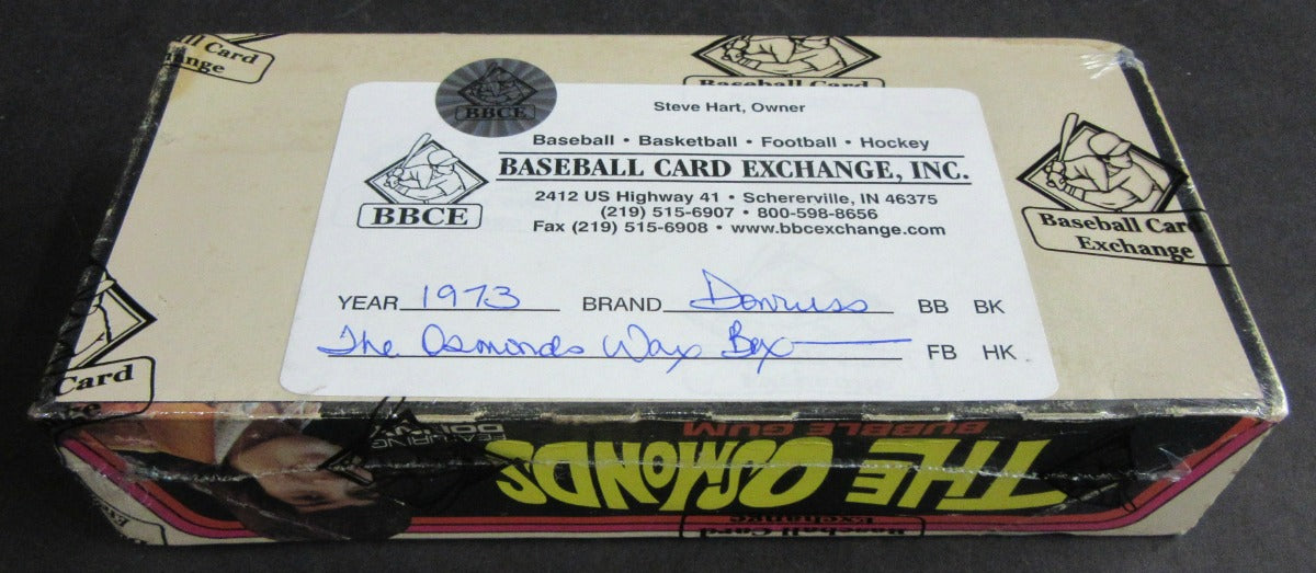 1973 Donruss The Osmonds Unopened Wax Box (BBCE)