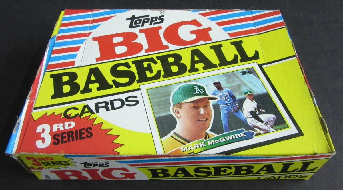 Topps 3 Box 1988 Topps Big Baseball 3rd Series Unopened Box – Baseball Card Exchange