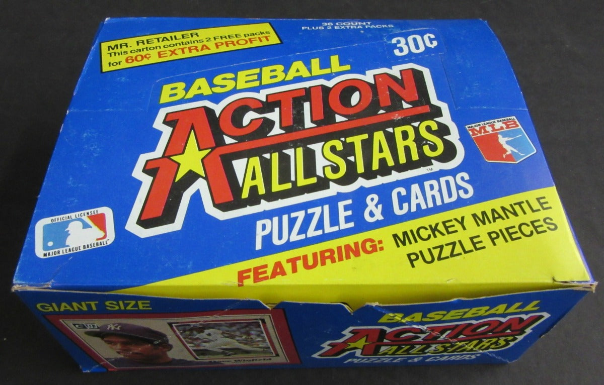 1983 Donruss Action All Stars Baseball Unopened Box