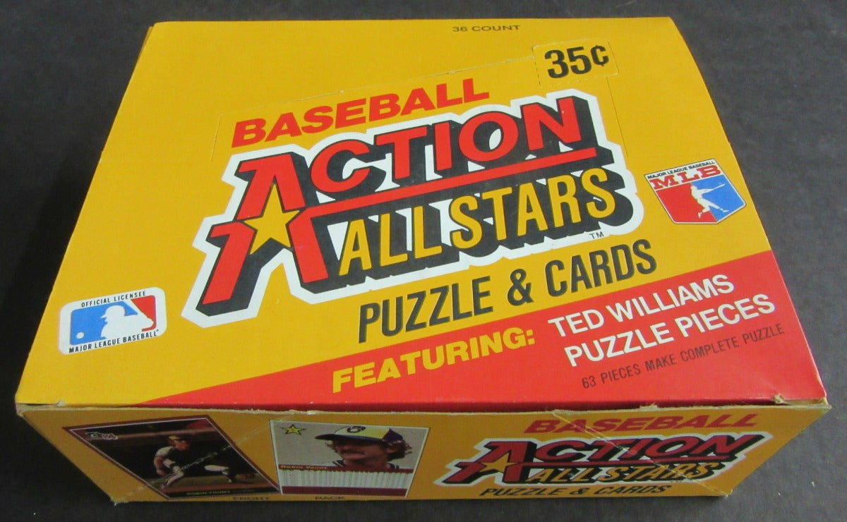 1984 Donruss Action All Stars Baseball Unopened Box