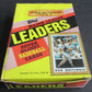 1987 Topps Major League Leaders Baseball Unopened Box
