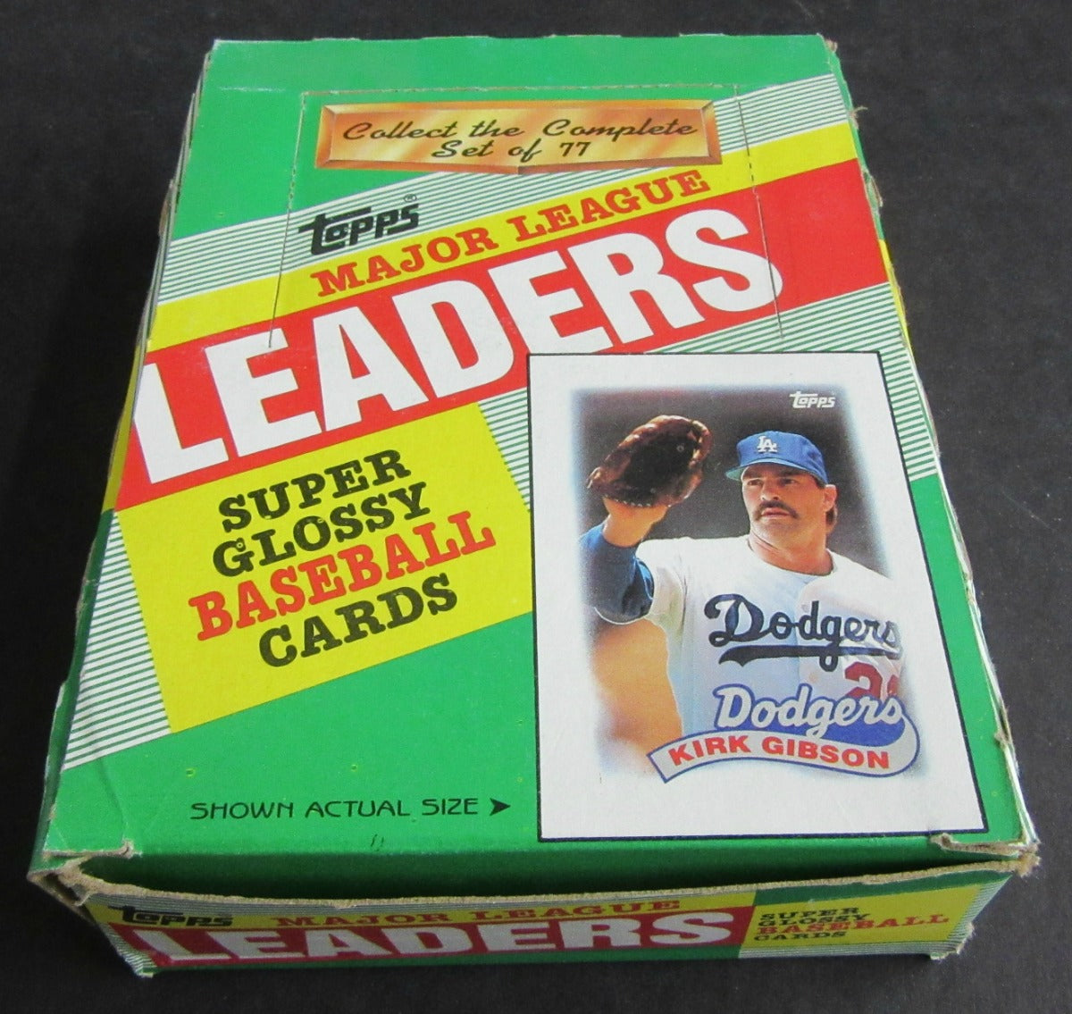 1989 Topps Major League Leaders Baseball Unopened Box