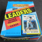1990 Topps Major League Leaders Baseball Unopened Box