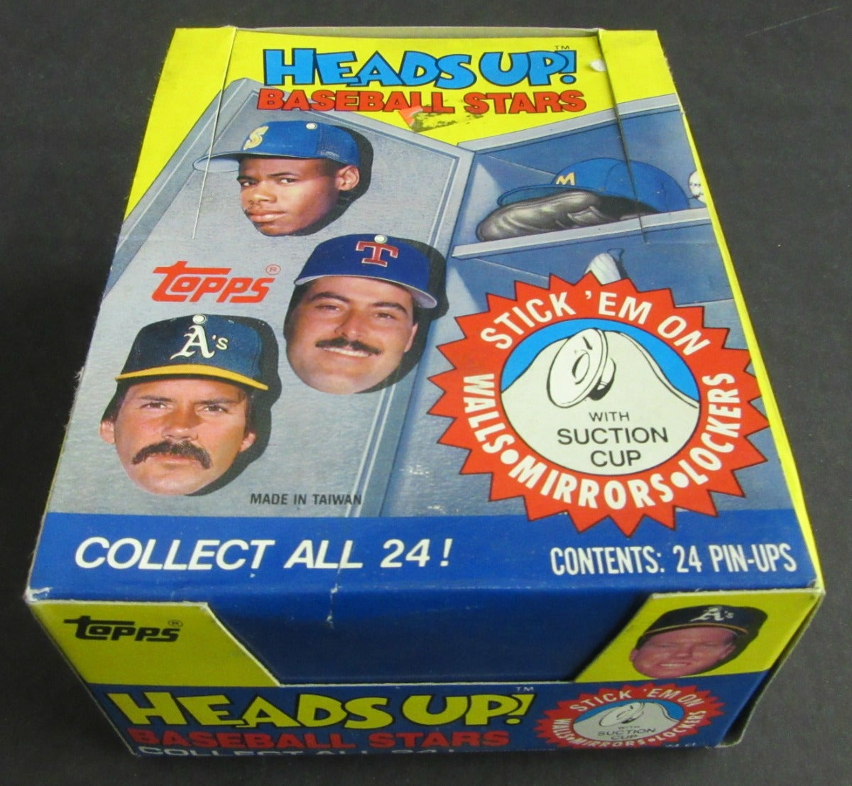 1990 Topps Heads Up Baseball Unopened Box