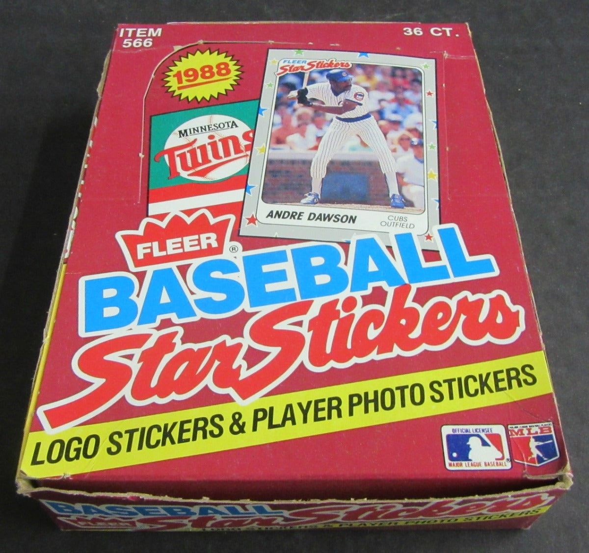 1988 Fleer Baseball Star Stickers Unopened Box