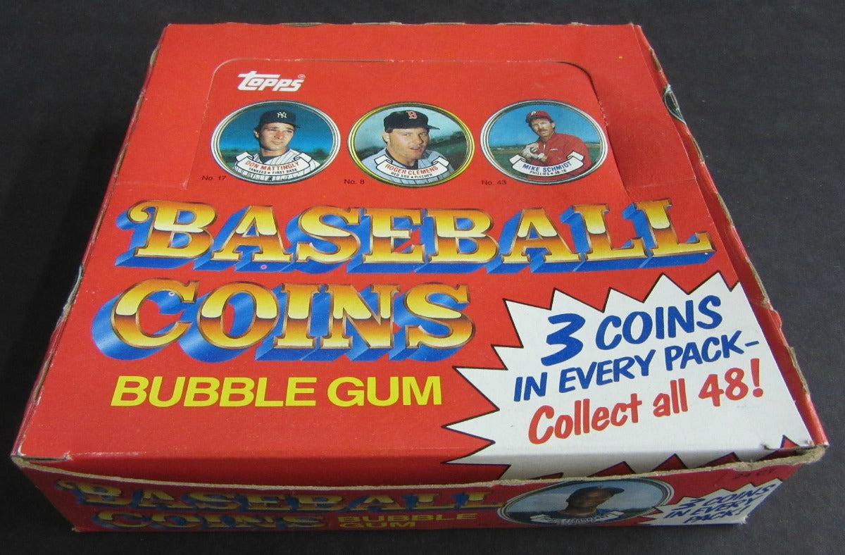 1987 Topps Baseball Coins Unopened Box