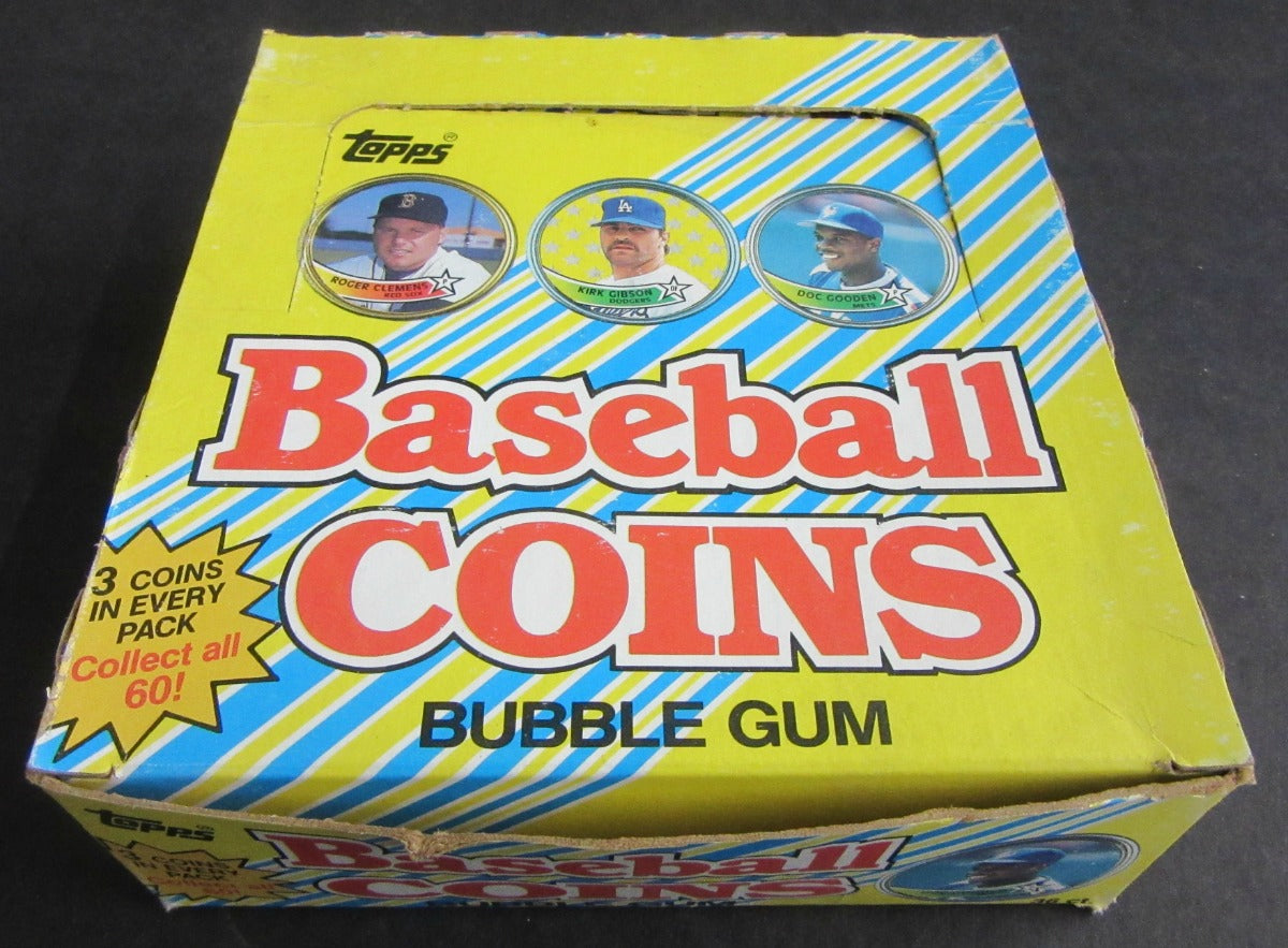 1989 Topps Baseball Coins Unopened Box