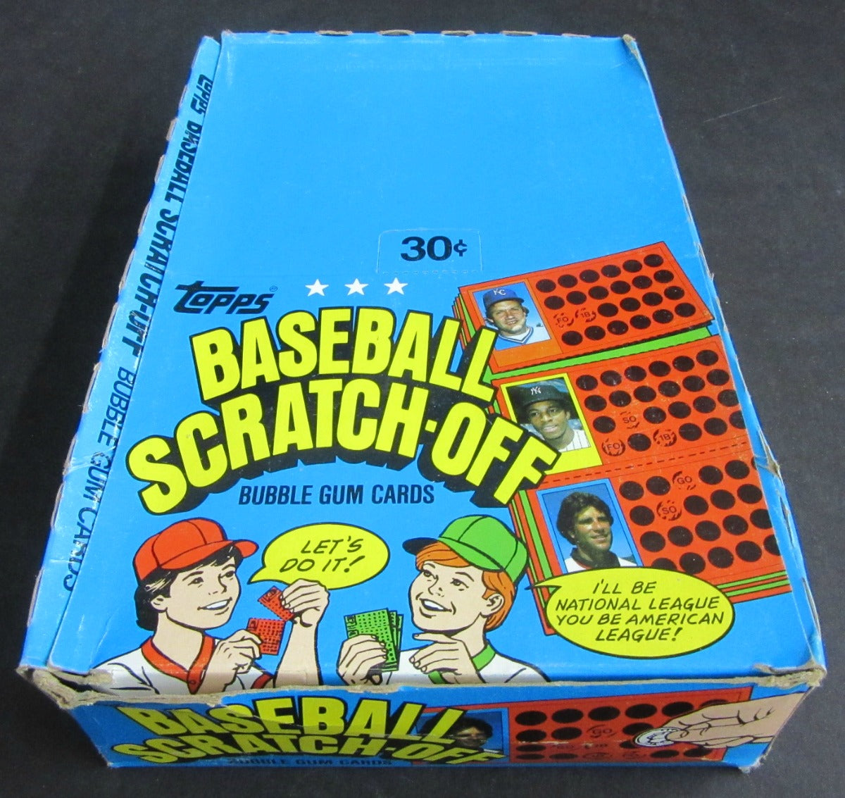 1981 Topps Baseball Scratch-Offs Unopened Box