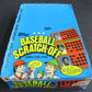 1981 Topps Baseball Scratch-Offs Unopened Box