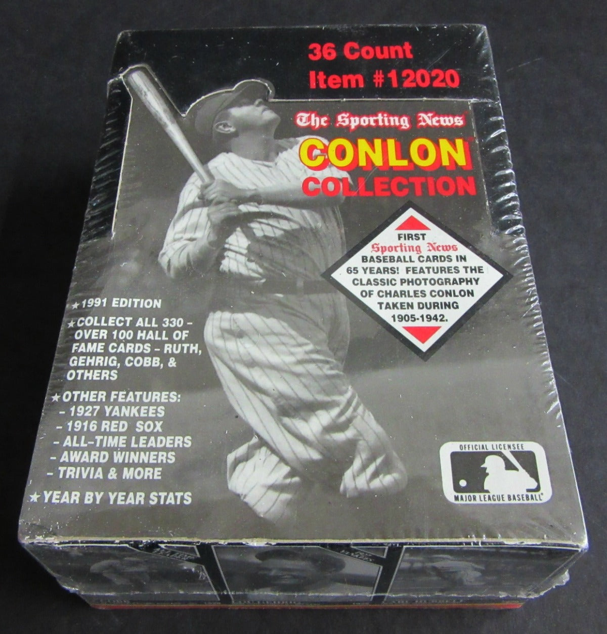 1991 Megacards Conlon Collection The Sporting News Baseball Box