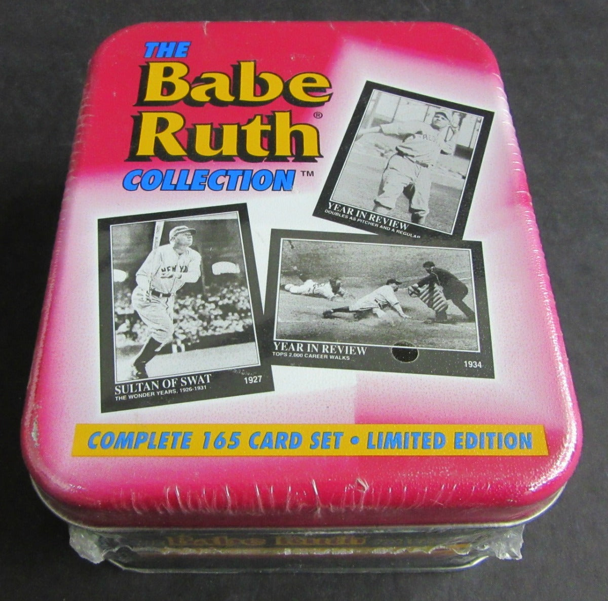 1992 Megacards Baseball The Babe Ruth Collection Factory Set (Tin)