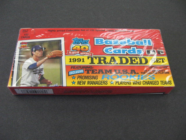 1991 Topps Baseball Traded Factory Set (Flat)
