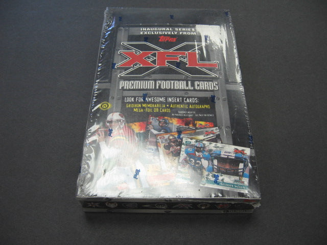 2001 Topps XFL Football  Box (Hobby)