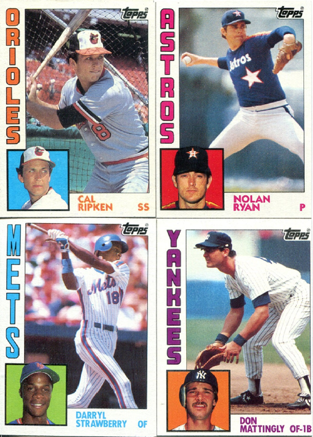 1984 Topps Baseball Complete Set NM NM/MT (792) (23-107)