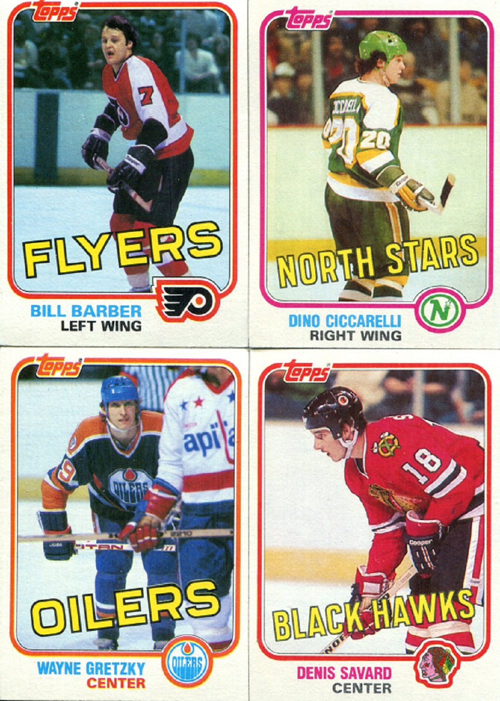 1981/82 Topps Hockey Complete Set EX/MT NM (198) (23-122)