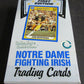 1990 Collegiate Collection Notre Dame Football Box
