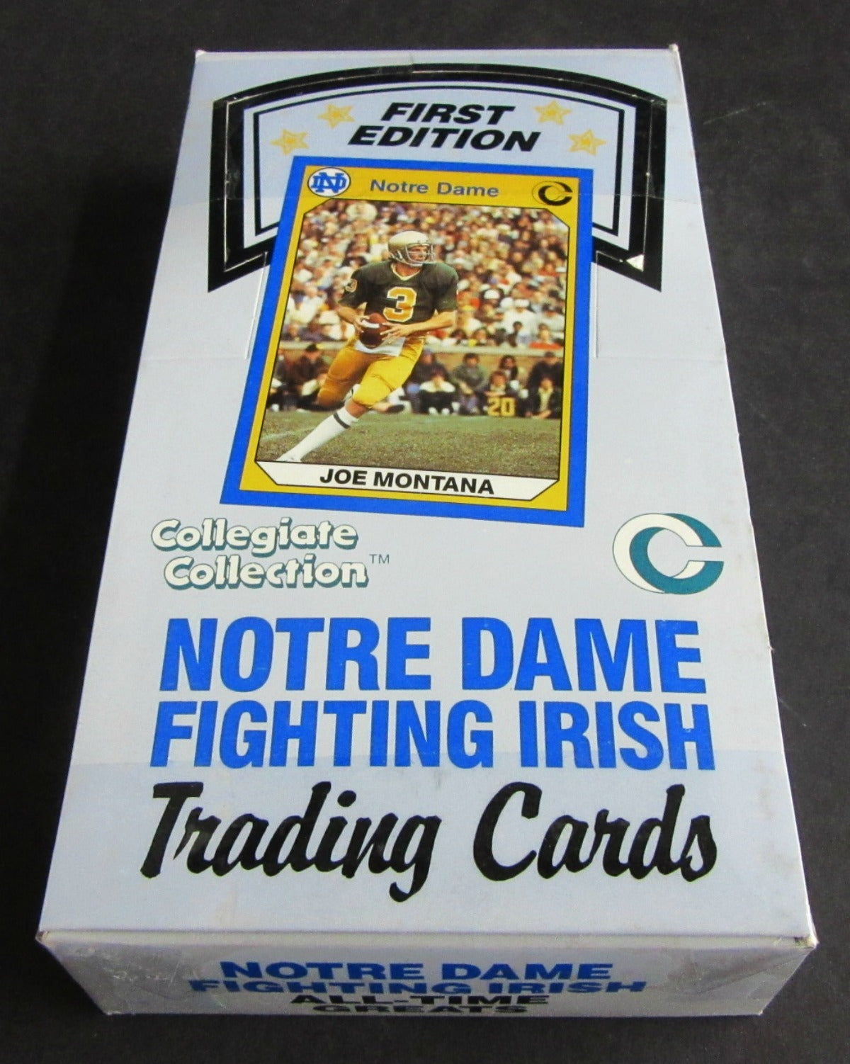 1990 Collegiate Collection Notre Dame Football Box