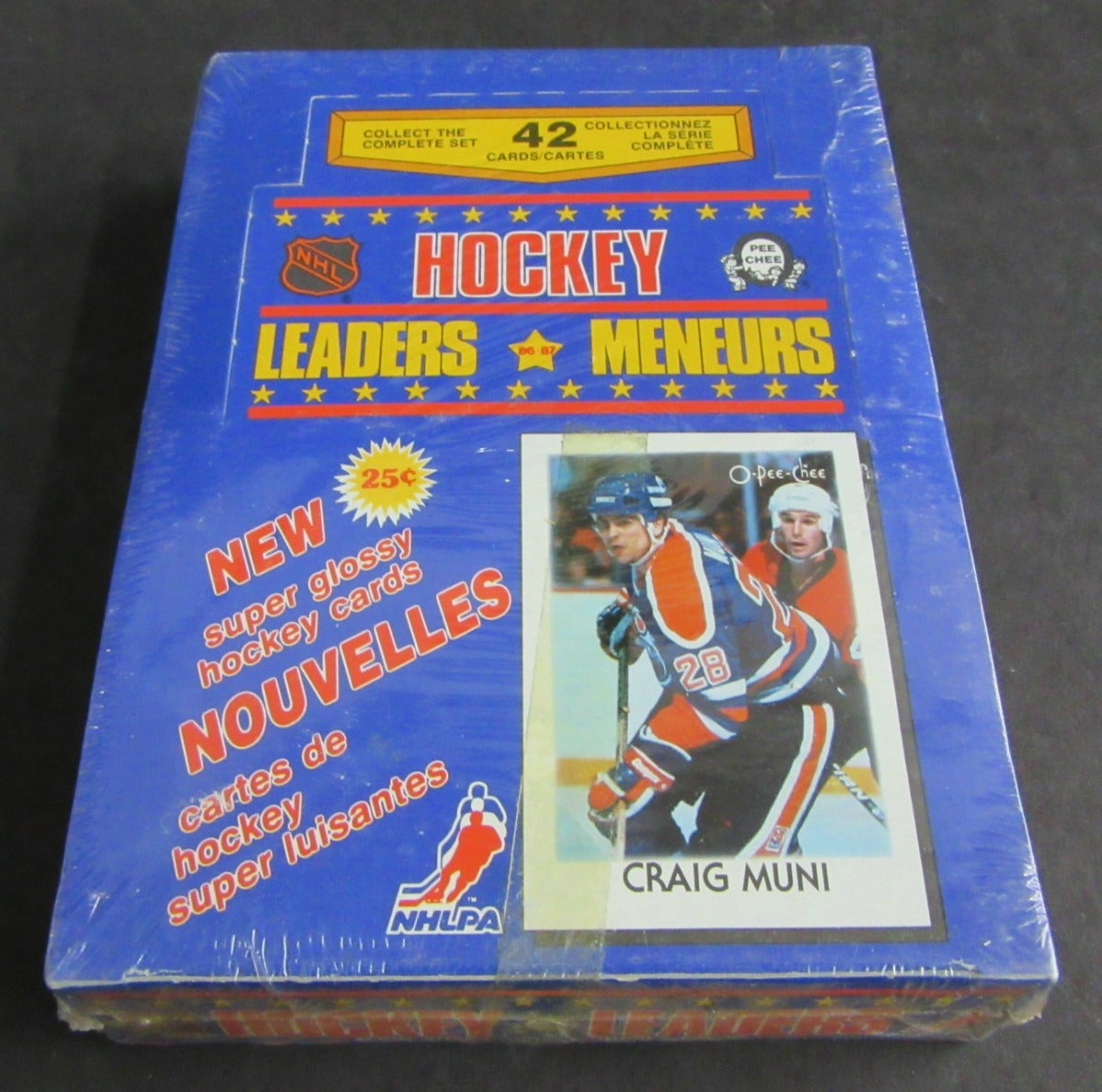 1987/88 OPC O-Pee-Chee Hockey Leaders (Mini's) Box