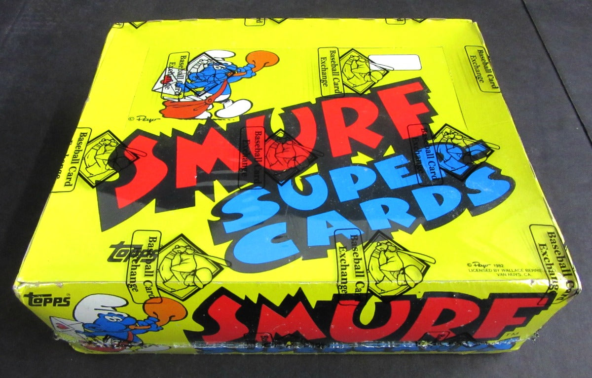 1982 Topps Smurf Super Cards Unopened Rack Box (FASC)